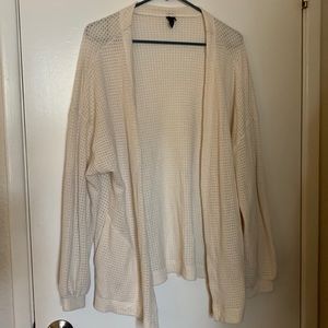 Wild Fable Cream waffle knit cardigan XS/S